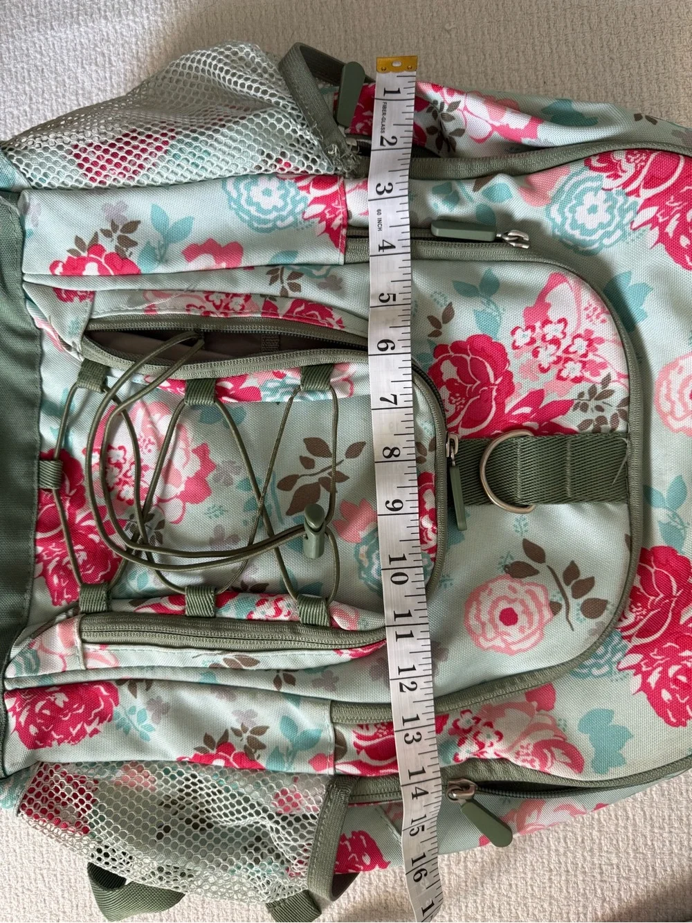 Pottery Barn Teen Floral Backpack and Lunch Box - Mint and Pink